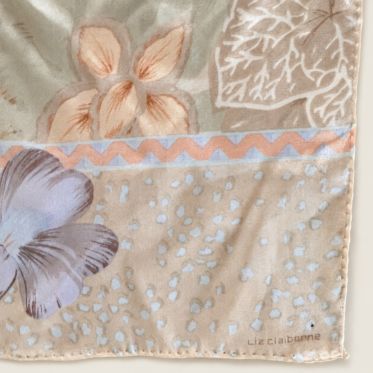 Liz Claiborne Pastel Floral Scarf