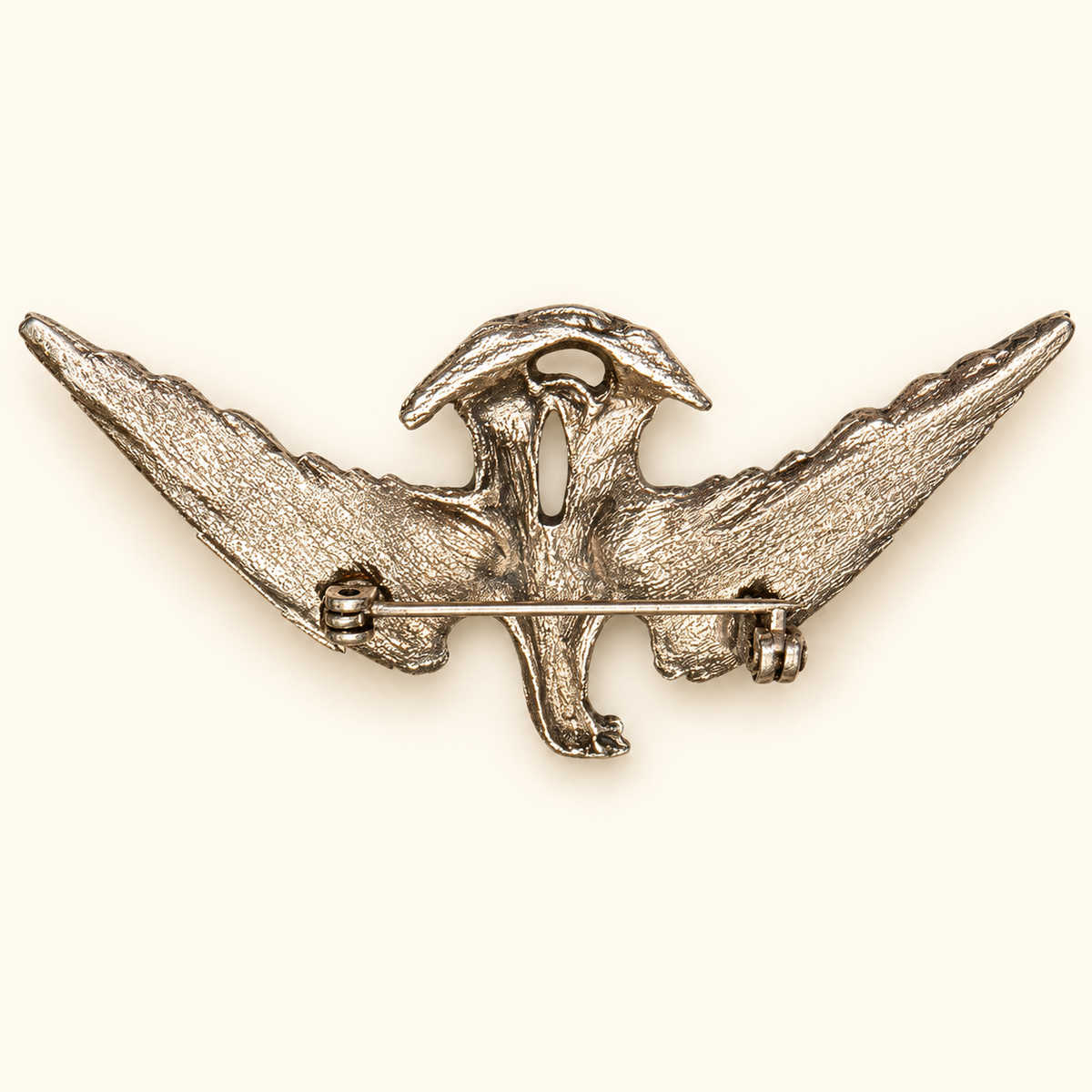 Silver-Tone Eagle Brooch
