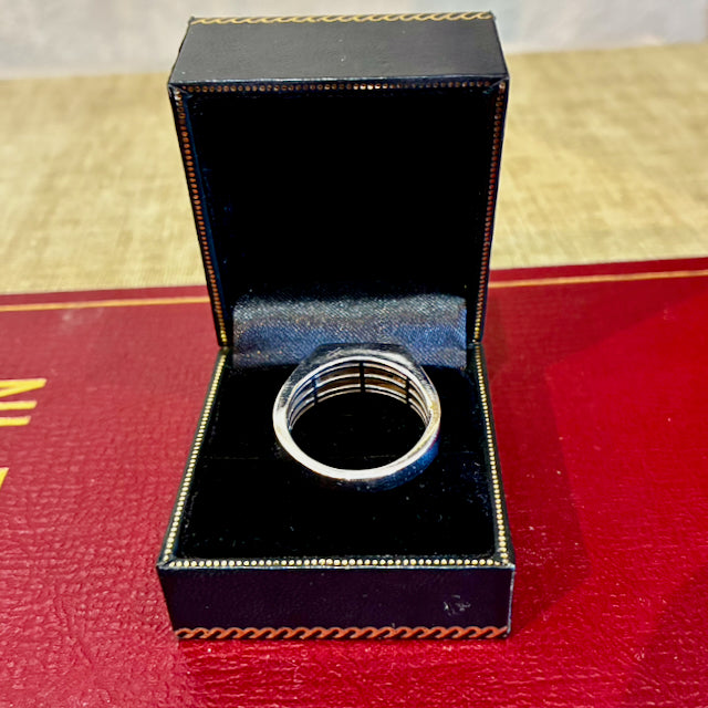 EFFY® Men's Ring 1/2 ct. t.w. Real Black & White Diamonds .925 Silver | Size 10