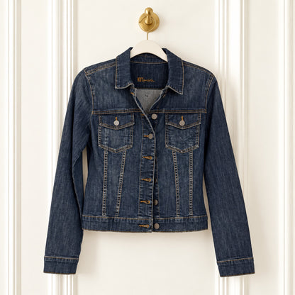 KUT from the Kloth Dark Wash Denim Jacket | Size Small