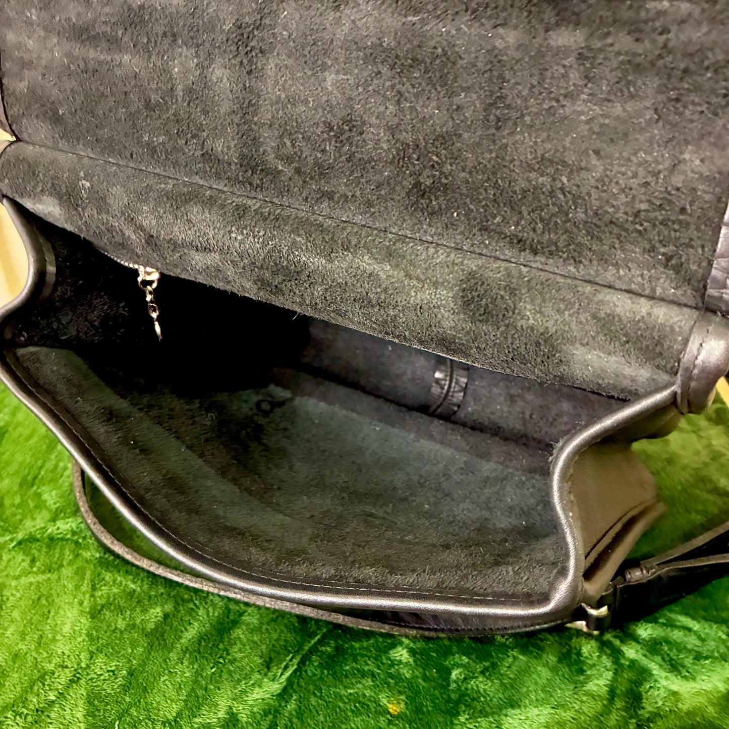 Vintage Coach Willis 1998 Style 9927 Black Leather Crossbody Satchel | USA Made Nickel Hardware