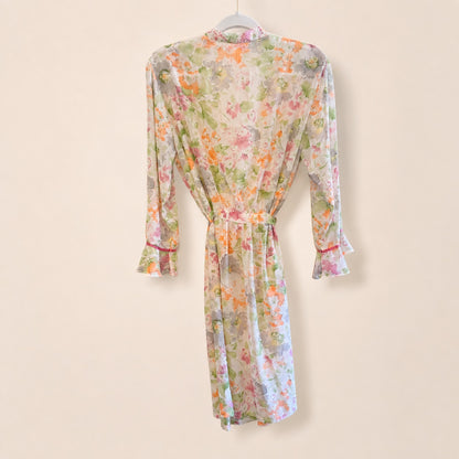Oscar de la Renta - Pink Label Vintage Floral Robe