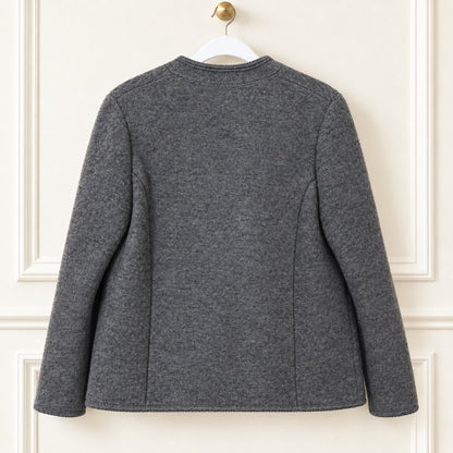 Giesswein Gray Pure New Wool Jacket | Size 40