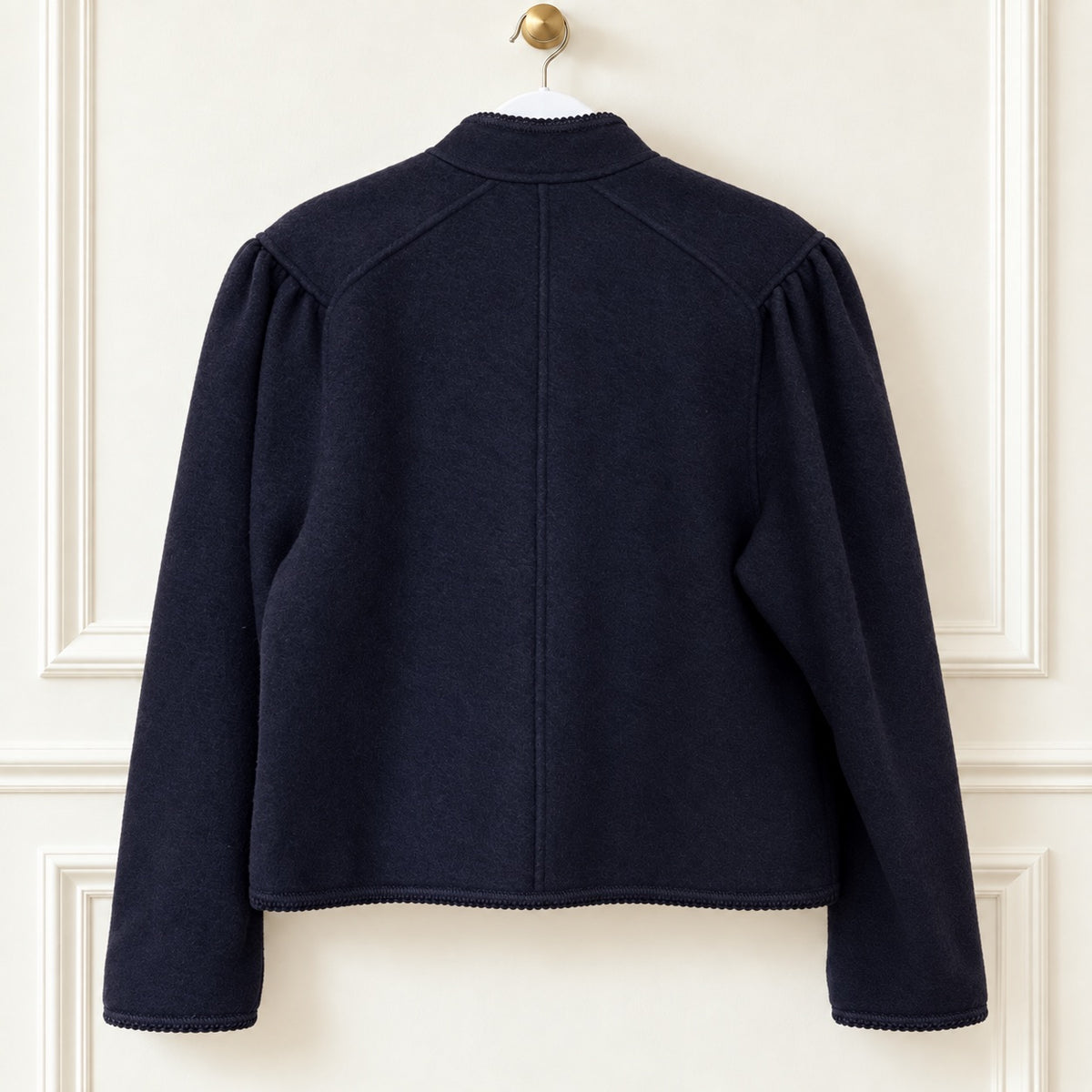 Vintage Geiger Navy Wool Jacket | Size 38