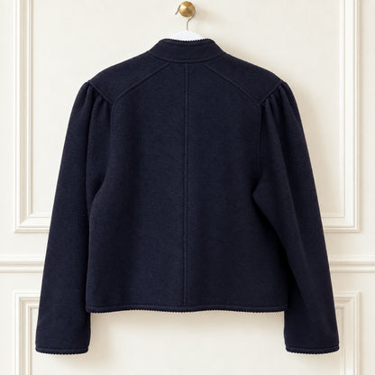 Vintage Geiger Navy Wool Jacket | Size 38
