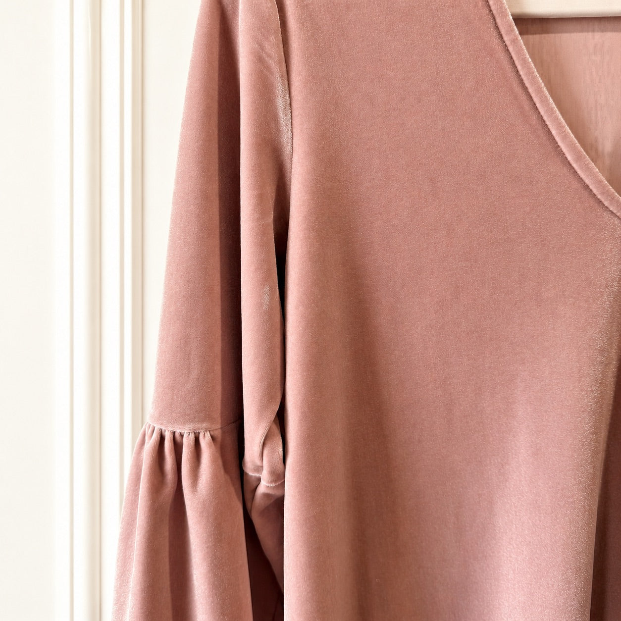 Madewell NWT Dusty Rose Velvet Dress