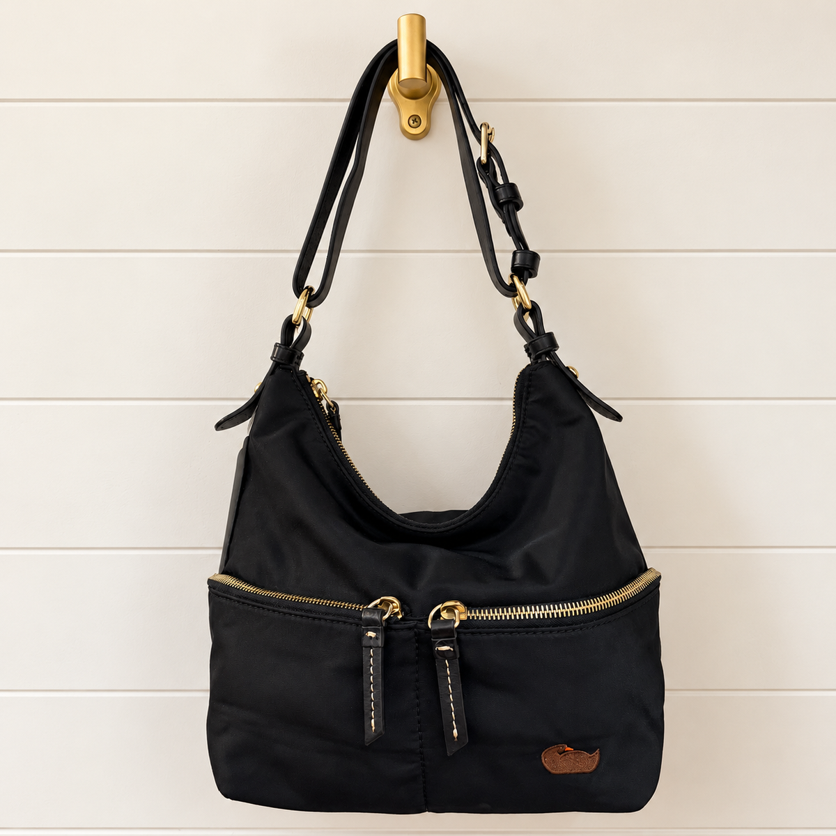 Dooney & Bourke Nylon Rebecca Hobo Shoulder Bag