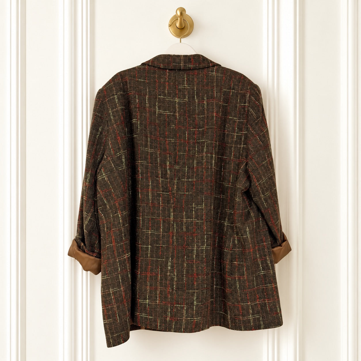 Vintage Saks Fifth Avenue Folio Collection Plaid Blazer | Size 24