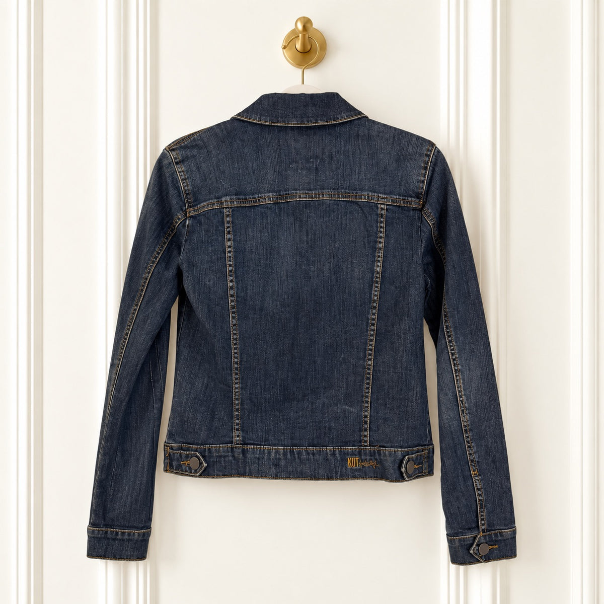 KUT from the Kloth Dark Wash Denim Jacket | Size Small