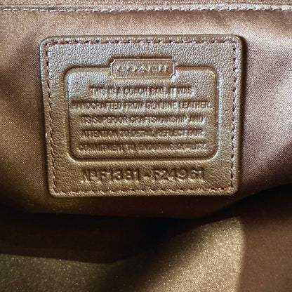 2013 COACH Campbell Leather Belle Carryall in Mahogany Style Number F24961