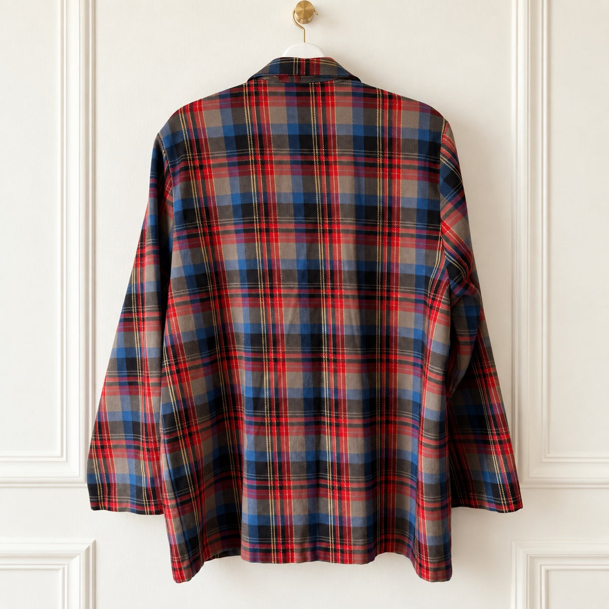 Vintage Hang Ten Plaid Cotton Chore Jacket | Made in USA | Size Large