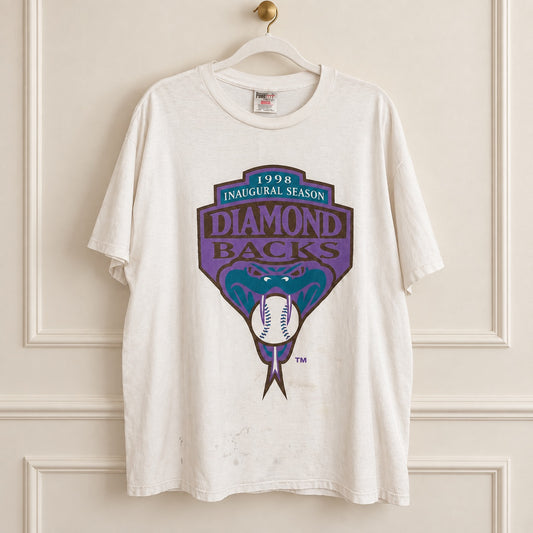 Vintage 1998 Arizona Diamondbacks Inaugural Season T-Shirt | XL