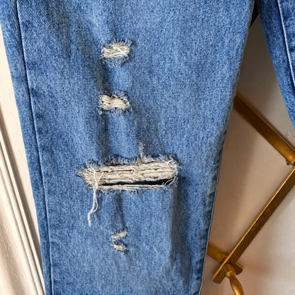Betro Simone Distressed Straight Leg Jeans