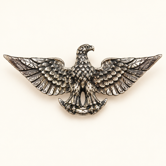 Silver-Tone Eagle Brooch