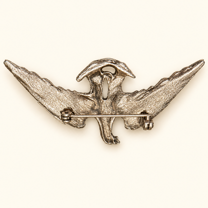 Silver-Tone Eagle Brooch