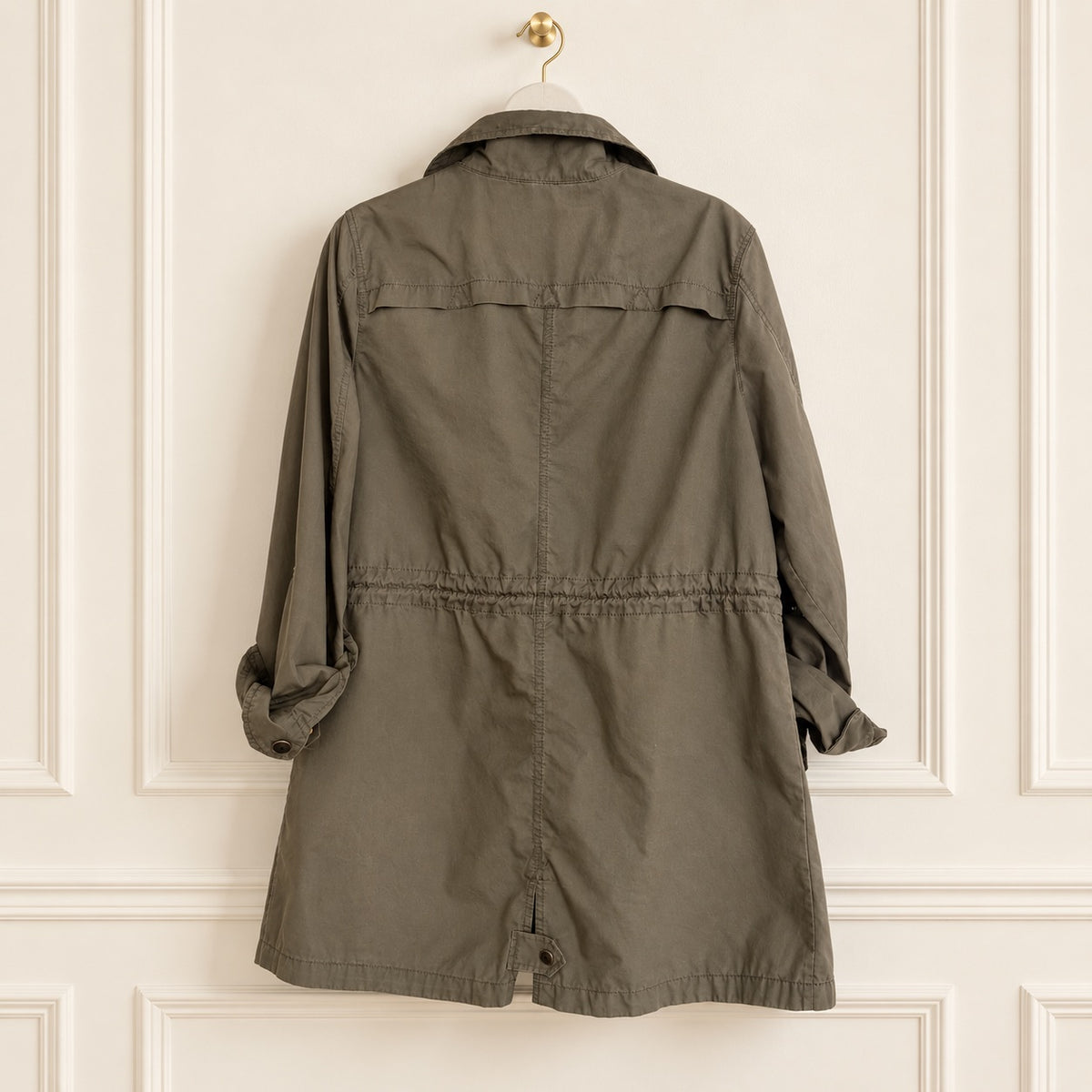 Eddie Bauer Olive Utility Jacket | Size Large