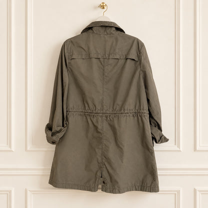 Eddie Bauer Olive Utility Jacket | Size Large