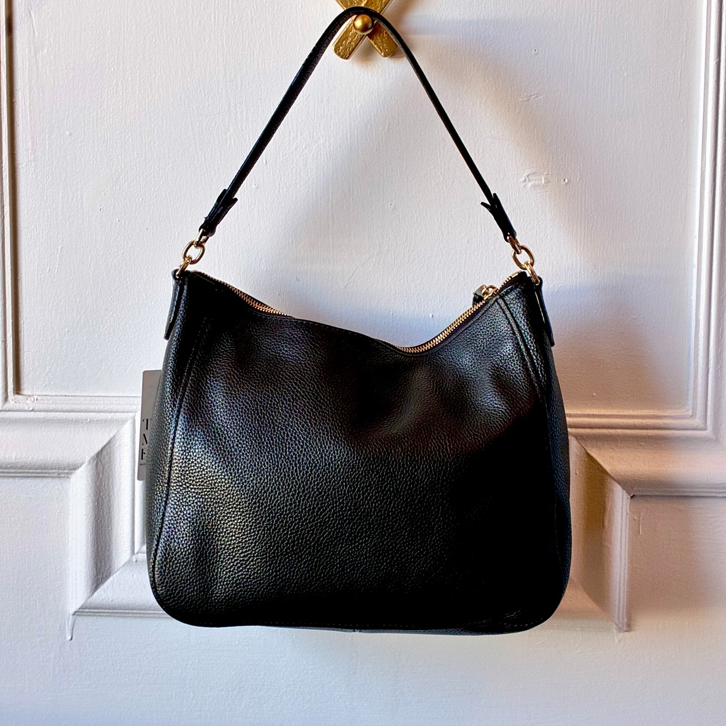 Kate Spade Jackson Street Quincy Purse - Black Pebbled Leather