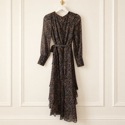 Halogen Size XS Paisley Long Dress