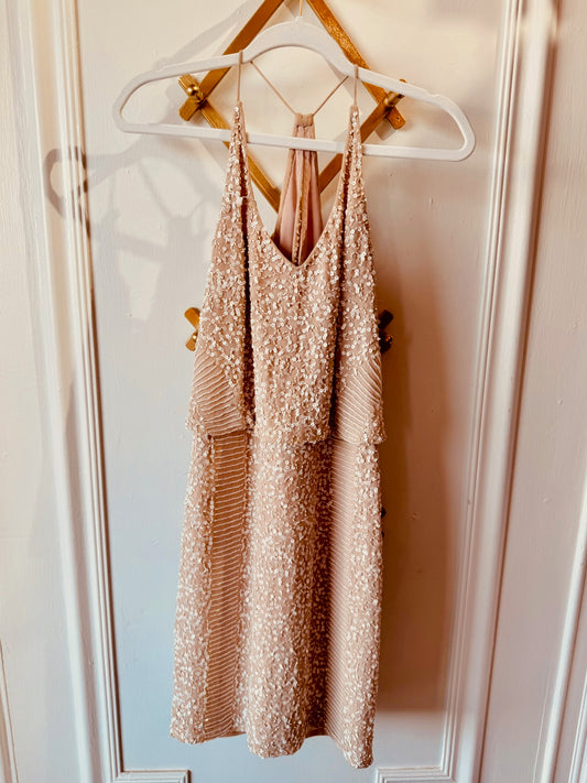 Gianni Bini  Champagne Sequin Dress