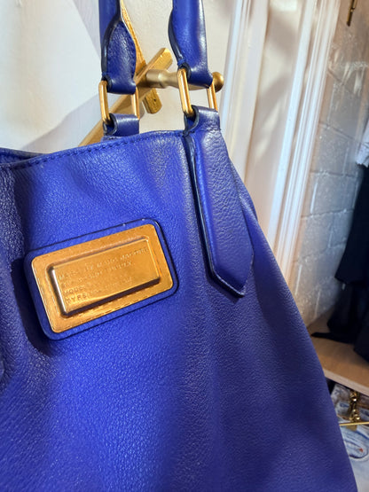 Marc by Marc Jacobs Cobalt Blue Leather Handbag