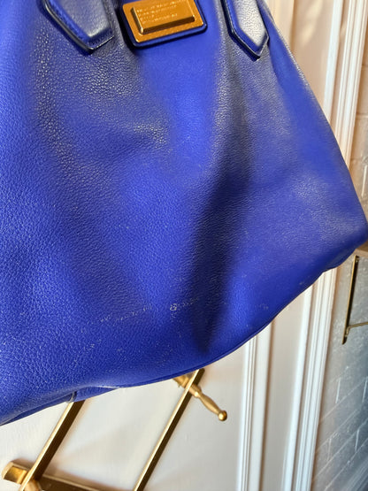 Marc by Marc Jacobs Cobalt Blue Leather Handbag