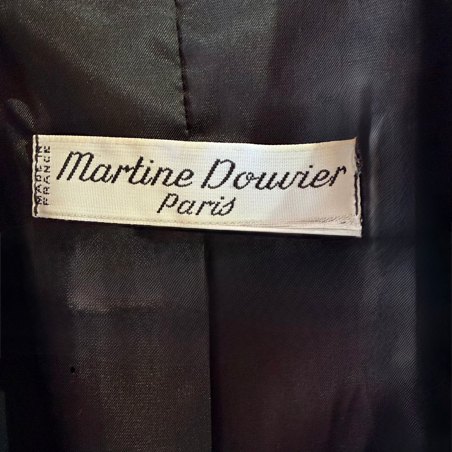 Martine Duvier Paris Vintage Zebra Cotton Blazer