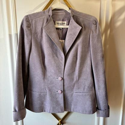 Vintage Roth-Le-Cover Lavender Suede Blazer – Women’s Size 10