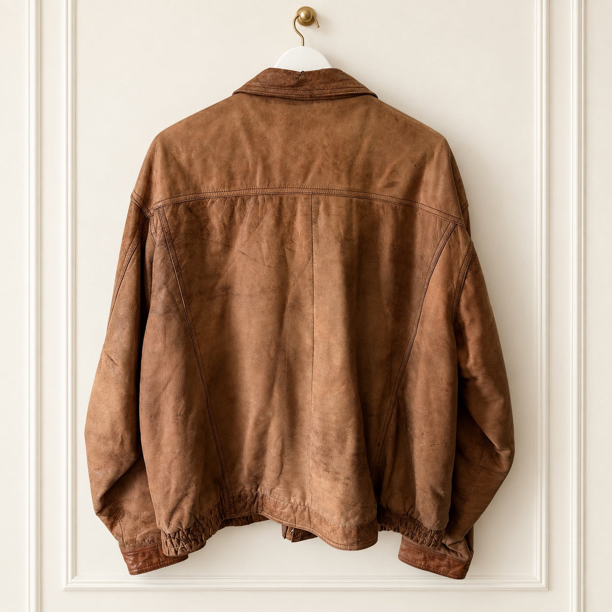 Vintage Levi Strauss Brown Leather Bomber