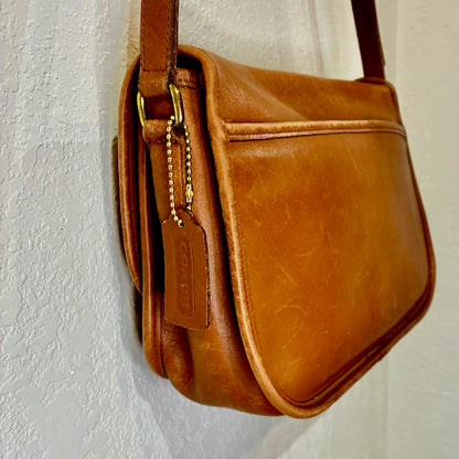 Vintage Coach Legacy City Bag 9790 British Tan Leather