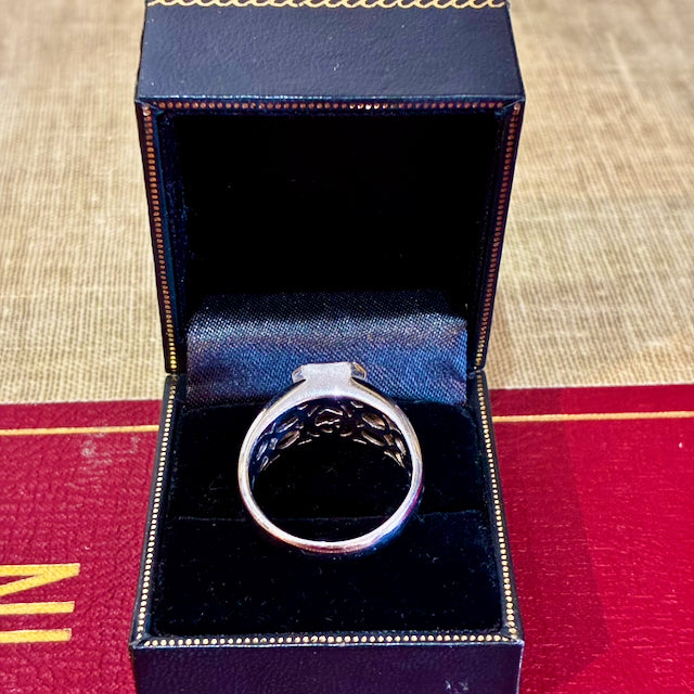 EFFY® Men's Ring Rhodolite Garnet (3-7/8 ct. t.w.) Sterling Silver & 18K Gold Plate