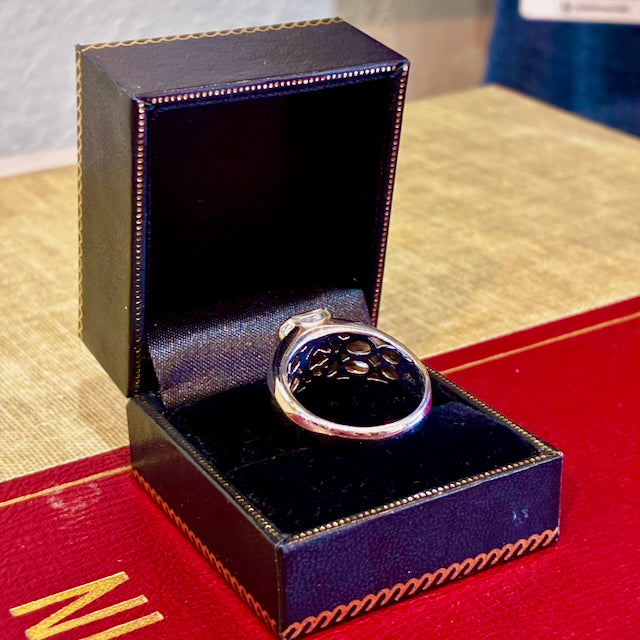 EFFY® Men's Ring Rhodolite Garnet (3-7/8 ct. t.w.) Sterling Silver & 18K Gold Plate