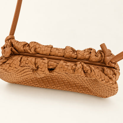 Maeve by Anthropologie Tan Woven Shoulder Bag
