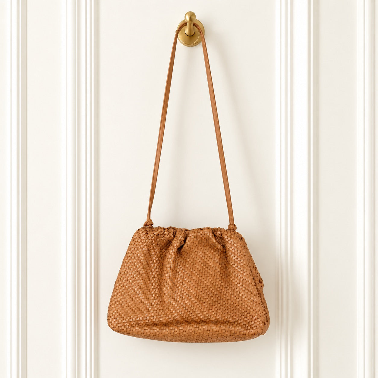 Maeve by Anthropologie Tan Woven Shoulder Bag