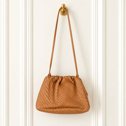 Maeve by Anthropologie Tan Woven Shoulder Bag