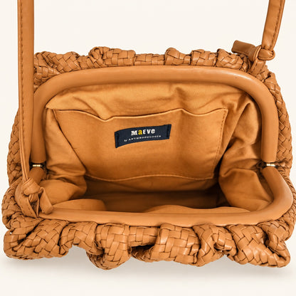 Maeve by Anthropologie Tan Woven Shoulder Bag