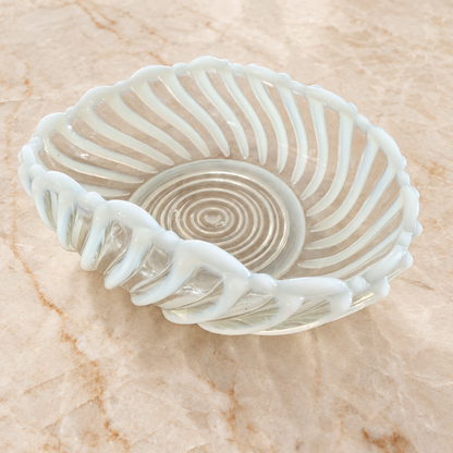 White Swirl Bowls - Set of Three