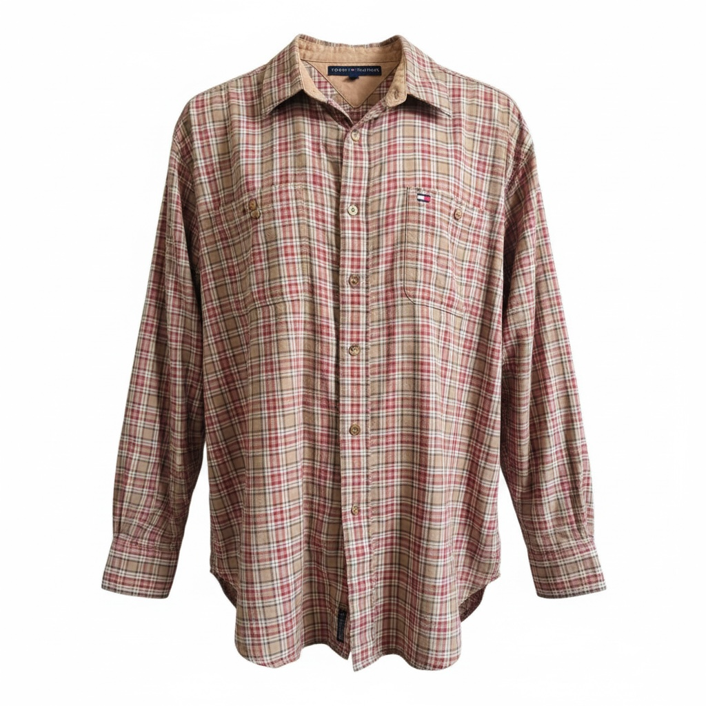 Vintage Tommy Hilfiger Plaid Button Up