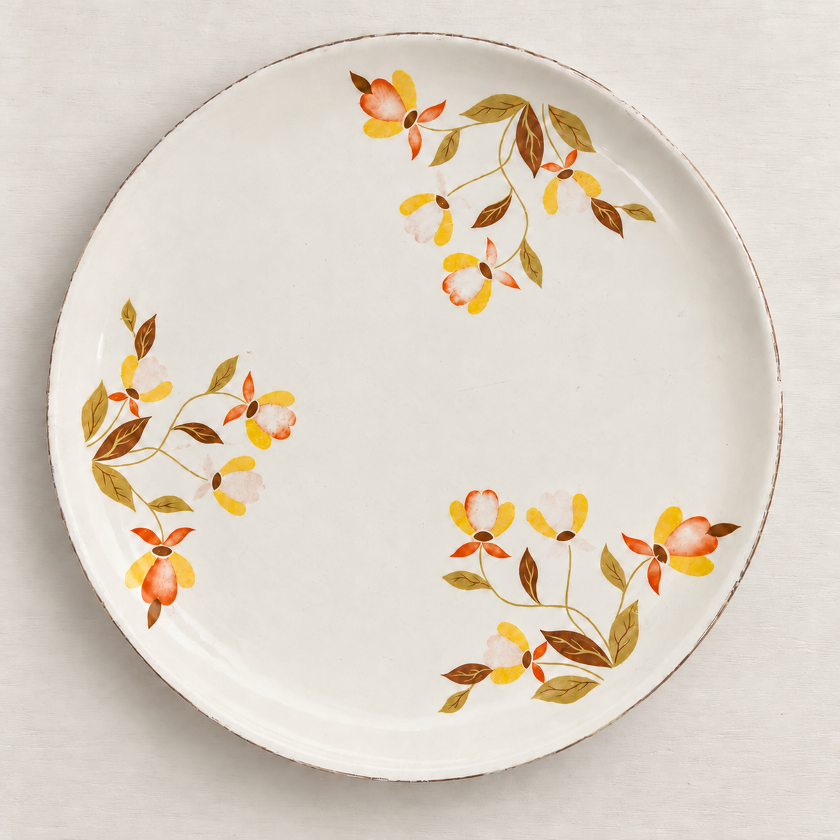 Hall Autumn Leaf 9-Inch Plates - Set of Two