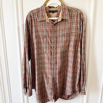 Vintage Tommy Hilfiger Plaid Button Up