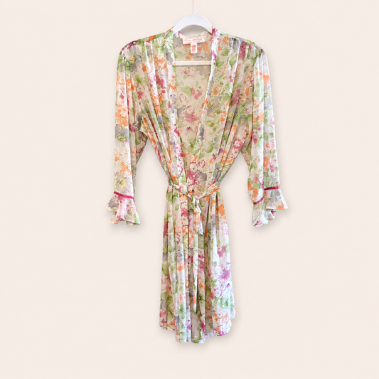 Oscar de la Renta - Pink Label Vintage Floral Robe