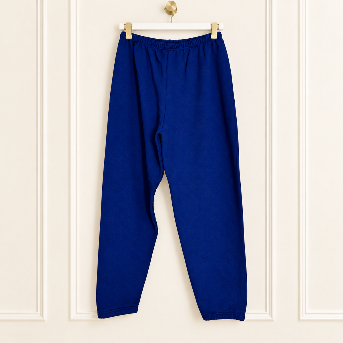 Vintage Fruit of the Loom Royal Blue Sweatshirt & Sweatpants Set | Size XL