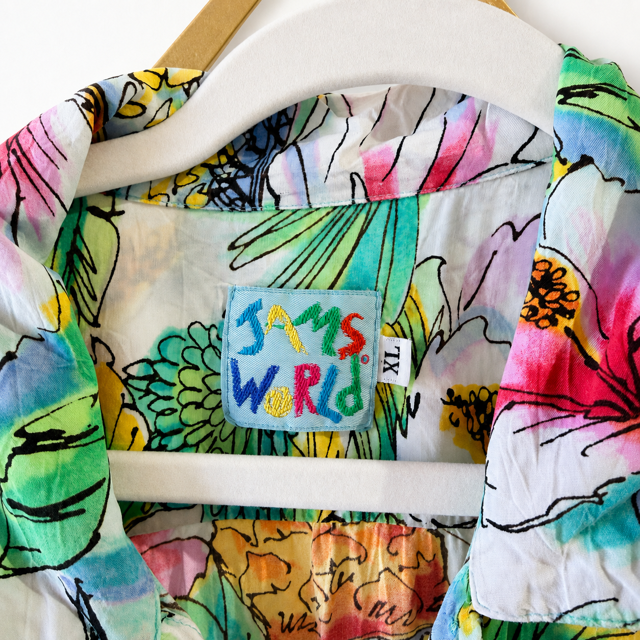 Shopify Title: Jams World Tropical Hawaiian Shirt | Size XL